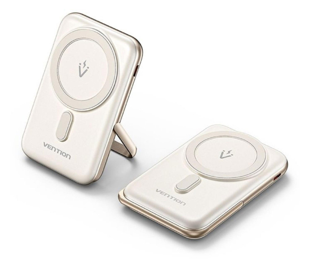 Vention Bezprzewodowy magnetyczny powerbank 20W PD 10000 mAh biały - 1543374 - zdjęcie 3